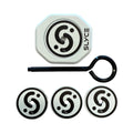 SLYCE Externally Adjustable Weighted SpeedCap (21g-36g) Pickleball Paddle Weighted Butt Cap